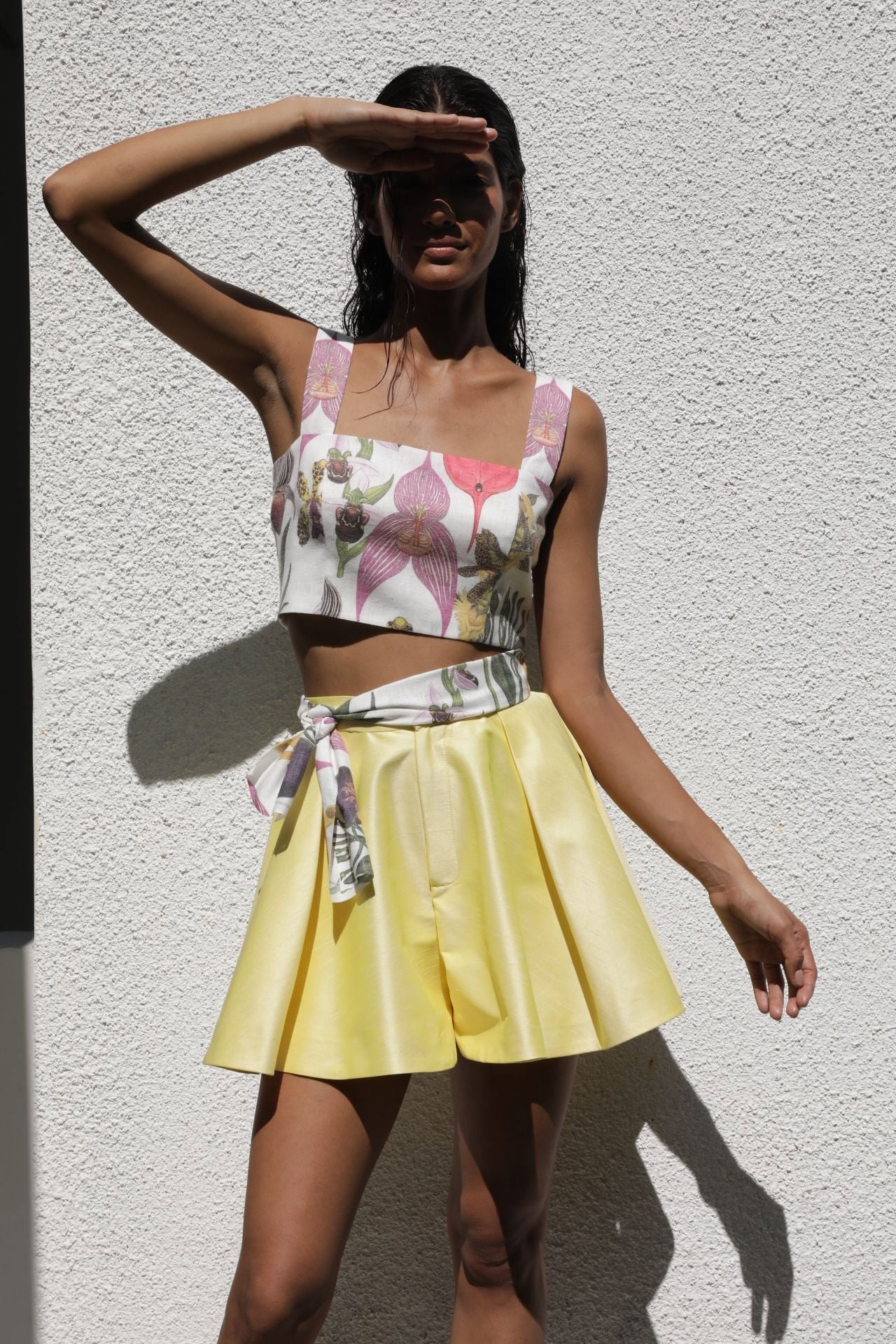 ALEGRIA SHORT IN SOFT YELLOW