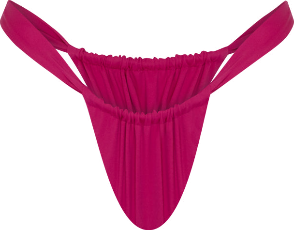Ruby Crush Wide Strap Brazilian Bikini Bottom