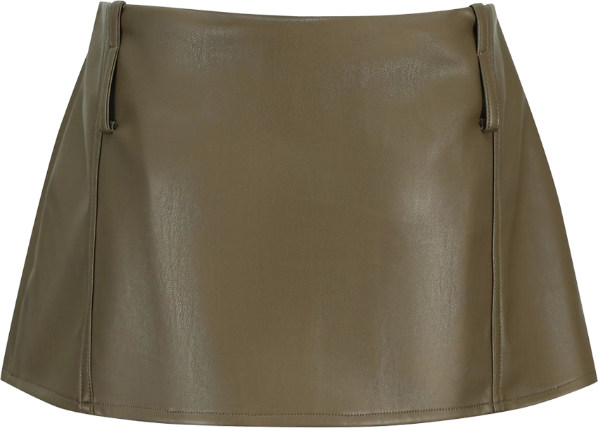 MICRO MINI SKIRT - OLIVE