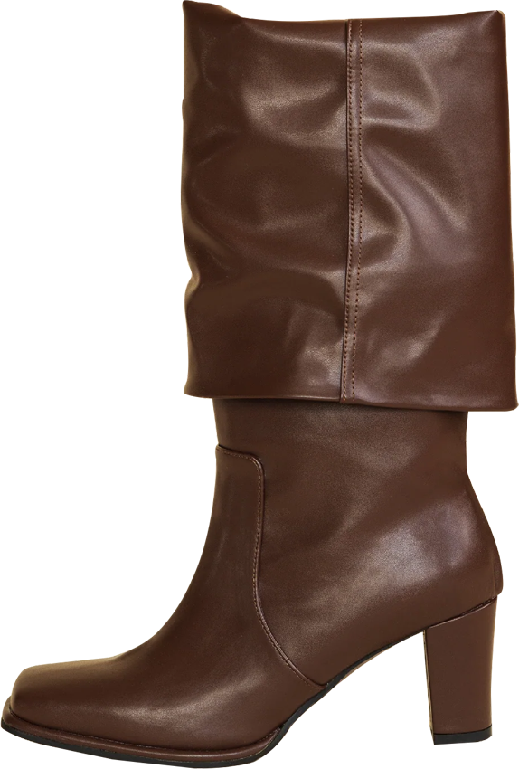 Gigi Mid Calf Boot, Chocolate