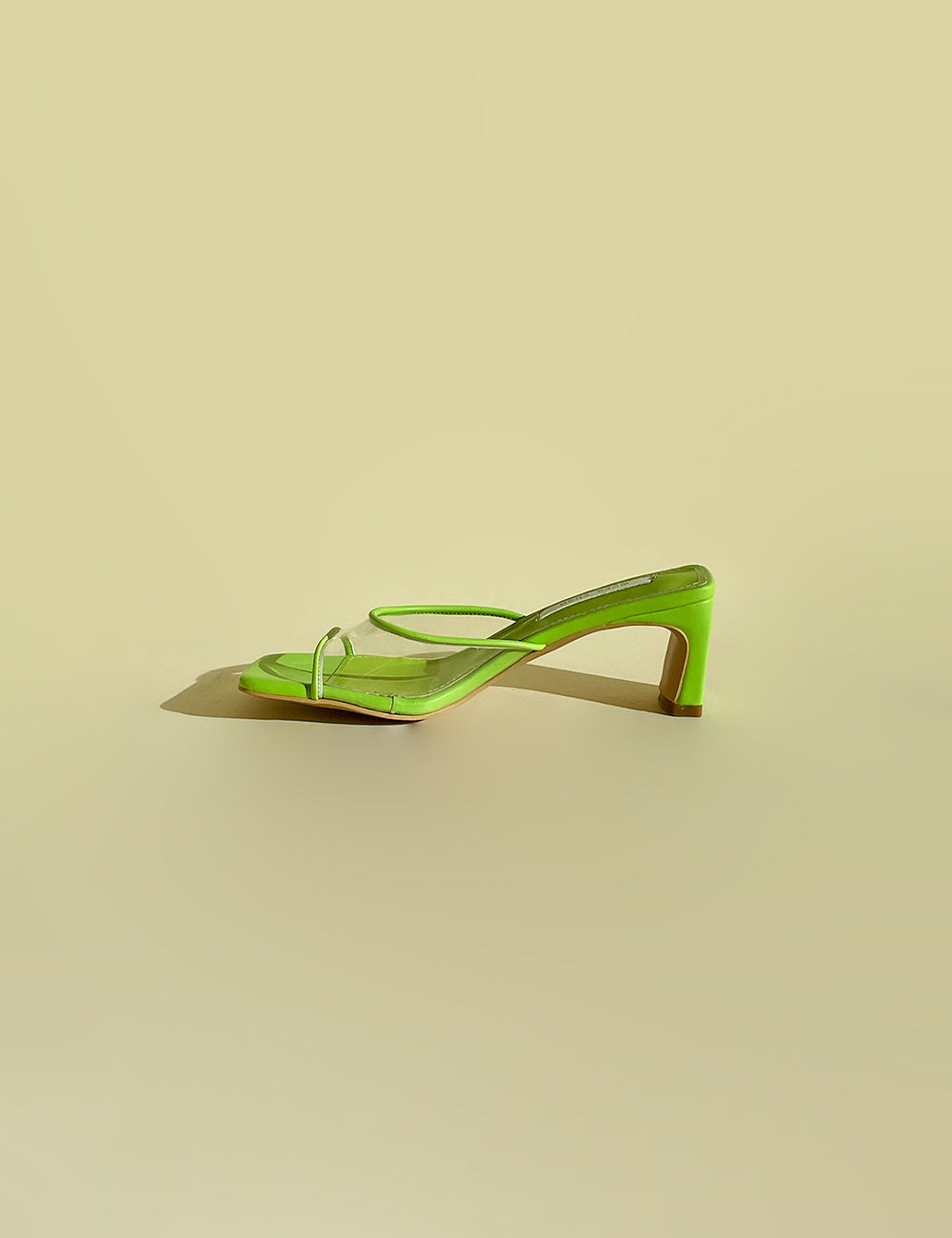 Gia PVC Mule, Lime