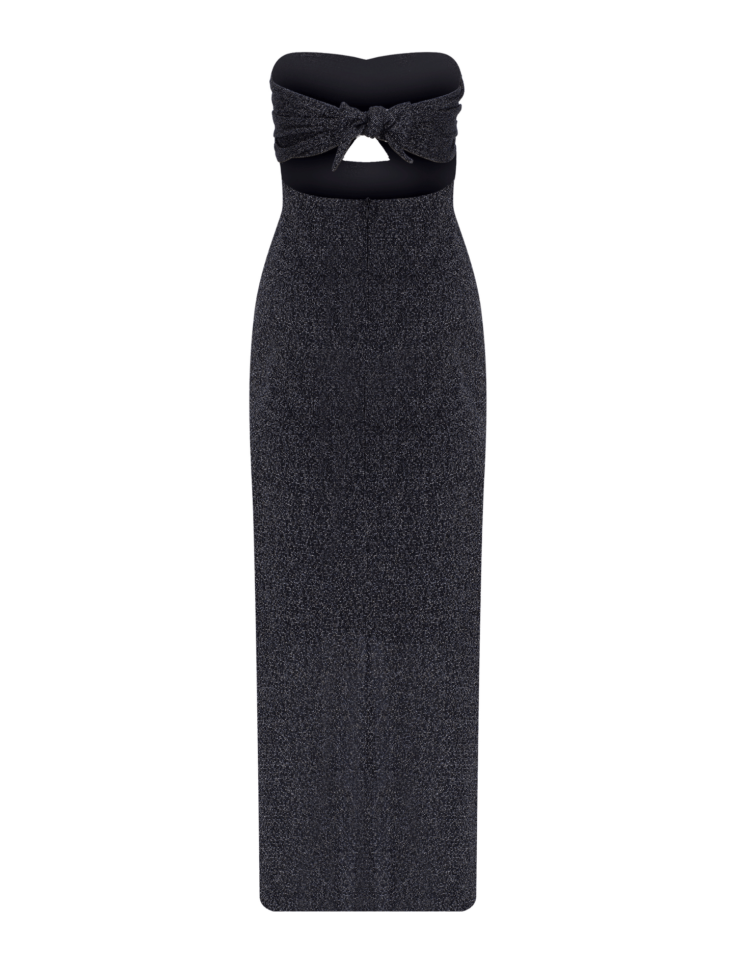 Midnight Shimmer Slit Dress