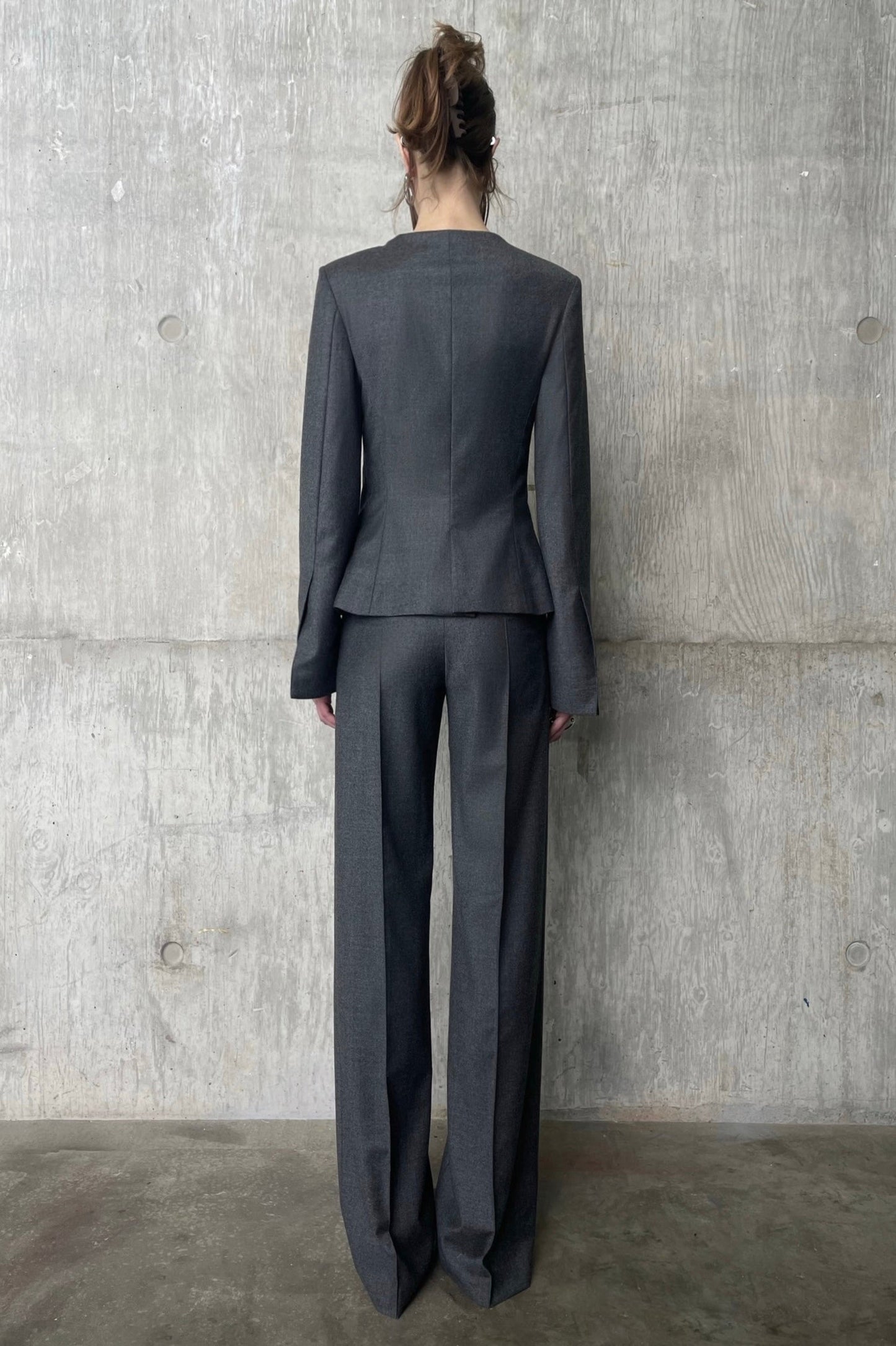 Closr x Gabriele Mockeviciute Charcoal Grey Power Suit