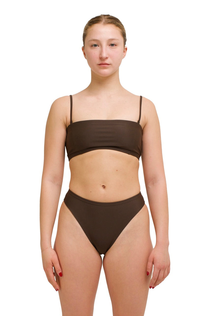 HA 001 - MID RISE BIKINI BRIEF - ARABICA