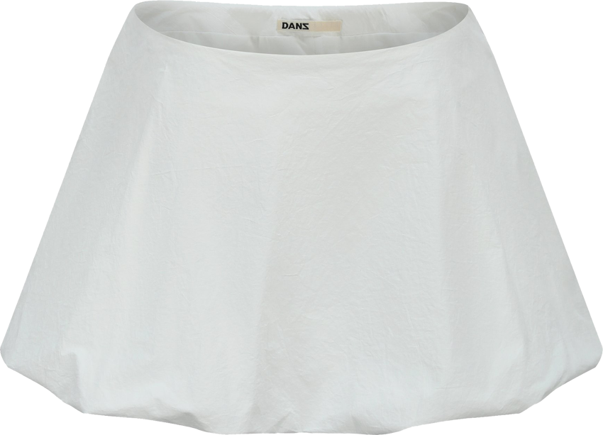 Sandwashed Mini Bubble Skirt