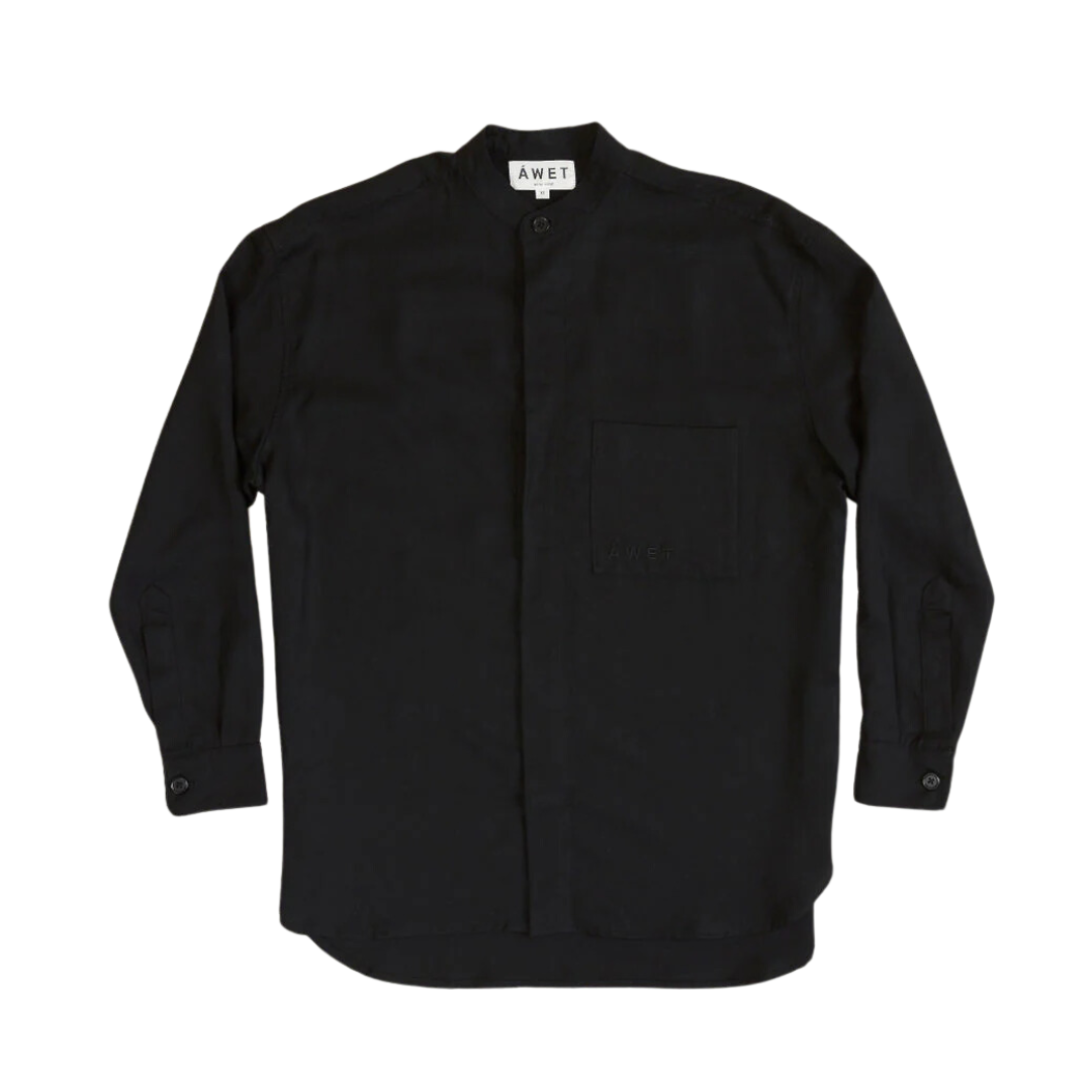 Hewett Banded Collar Shirt