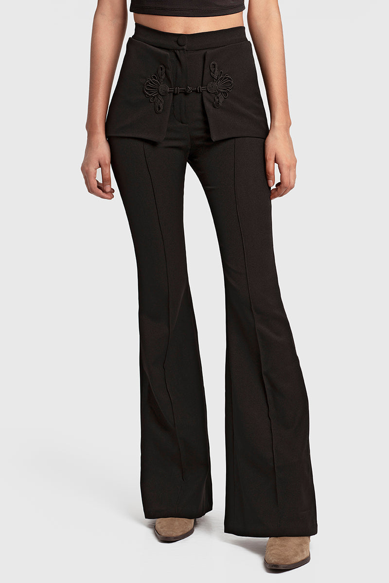 KNOT FLARE PANTS