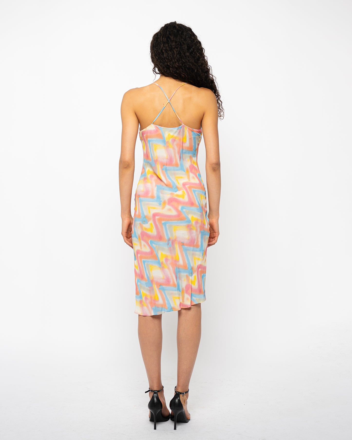 Watercolor Midi Dress