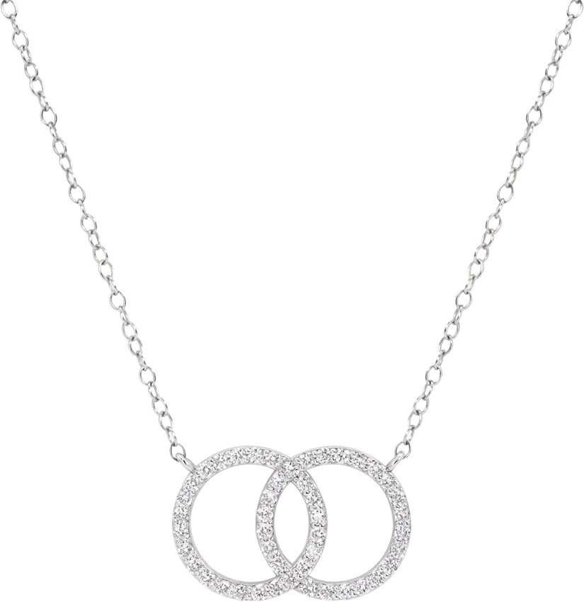 The Karma Diamond Necklace in 14K Gold