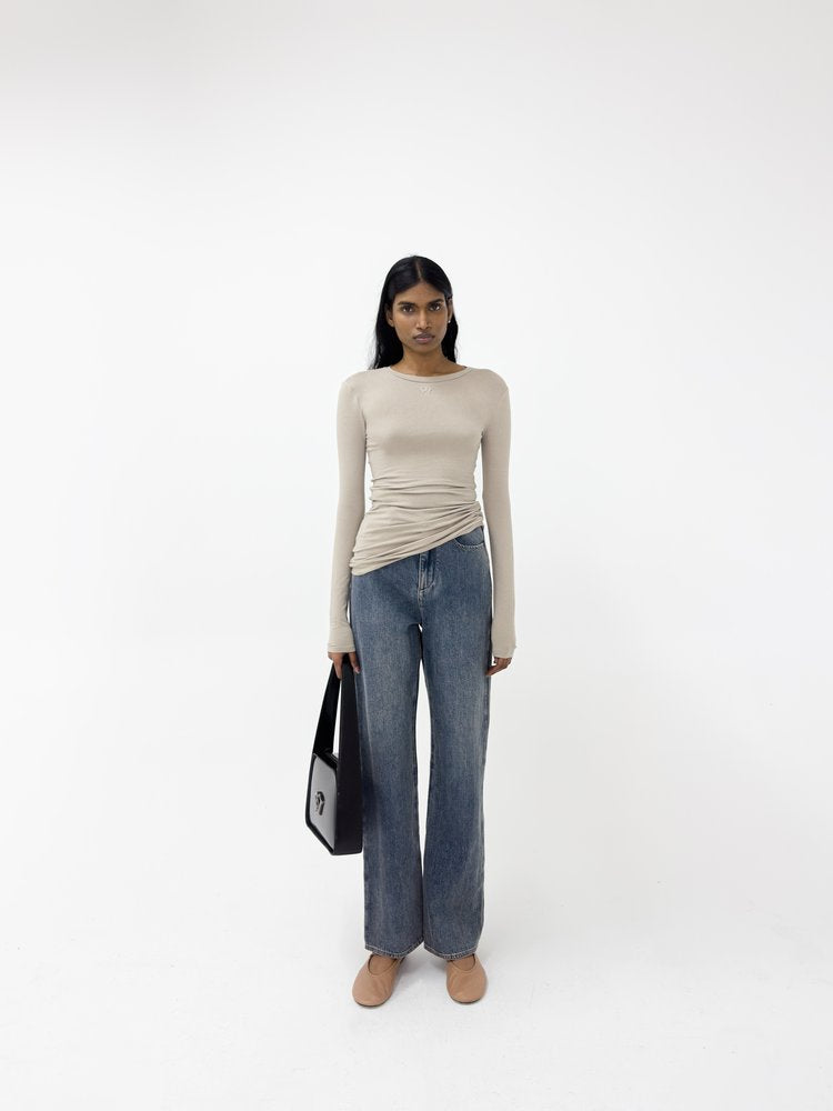 Tailored Straight Leg Jeans