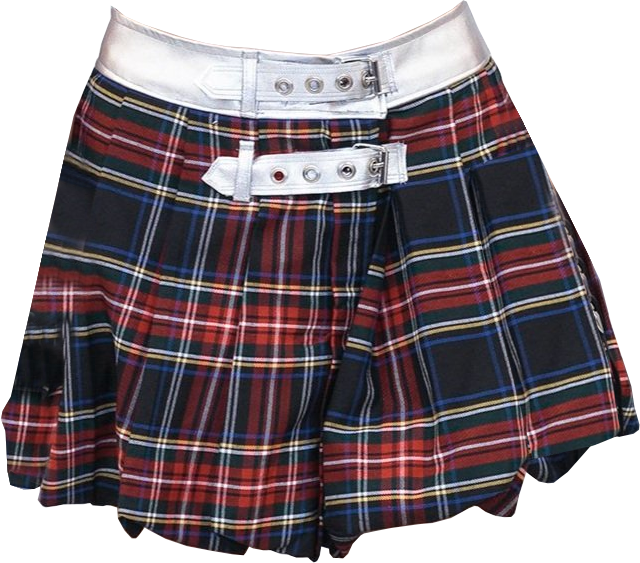 Plaid Bubble Kilt