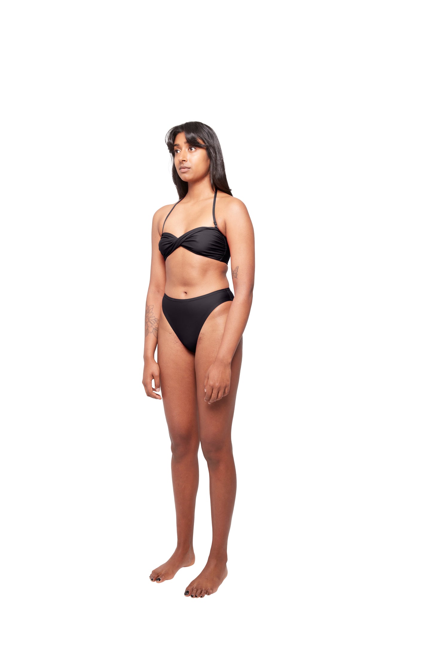 HA 001 - MID RISE BIKINI BRIEF - NOIR