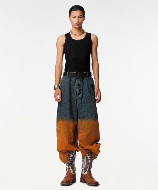 Rusted Ombre Gemyny Horseshoe Jeans