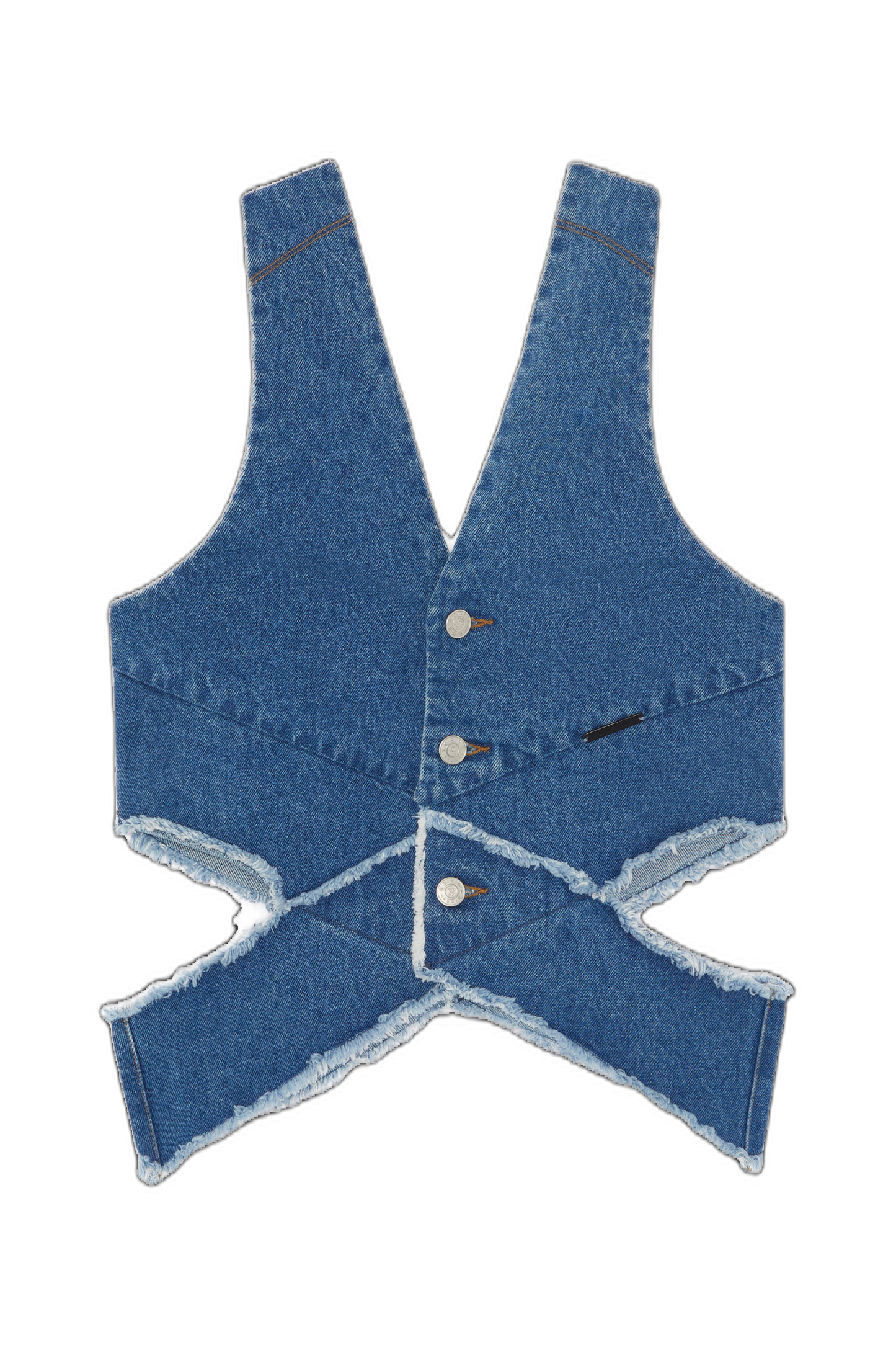 Closr x Horde Studio - Gabrit Cut-Out Blue Denim Vest