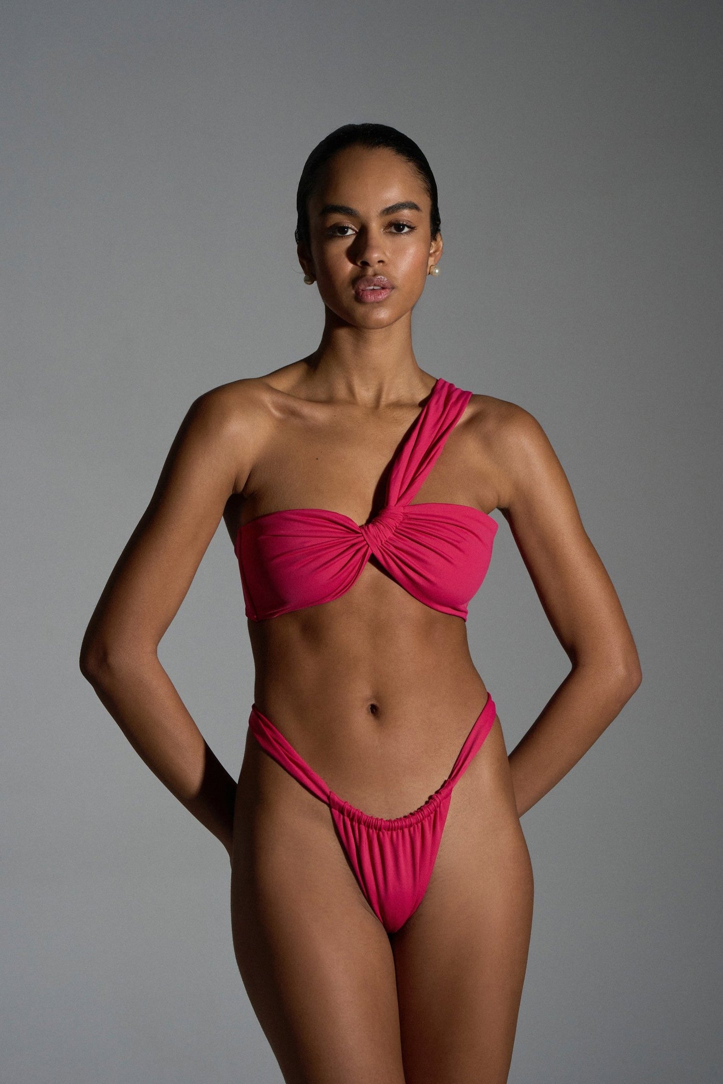 Ruby Crush Wide Strap Brazilian Bikini Bottom