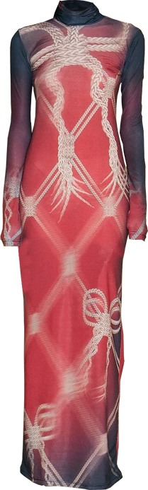 OLAYA DRESS RED