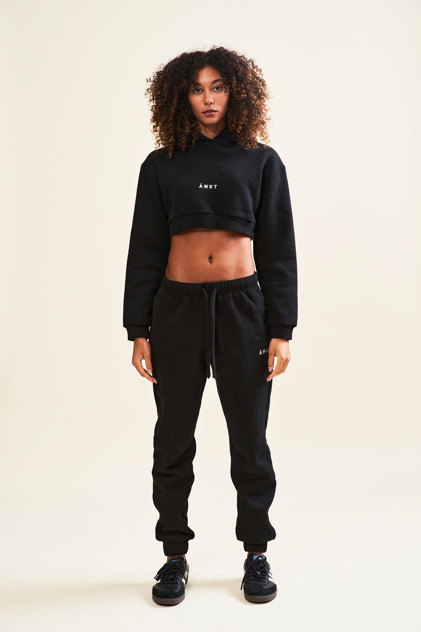 G. District Cropped Hoodie