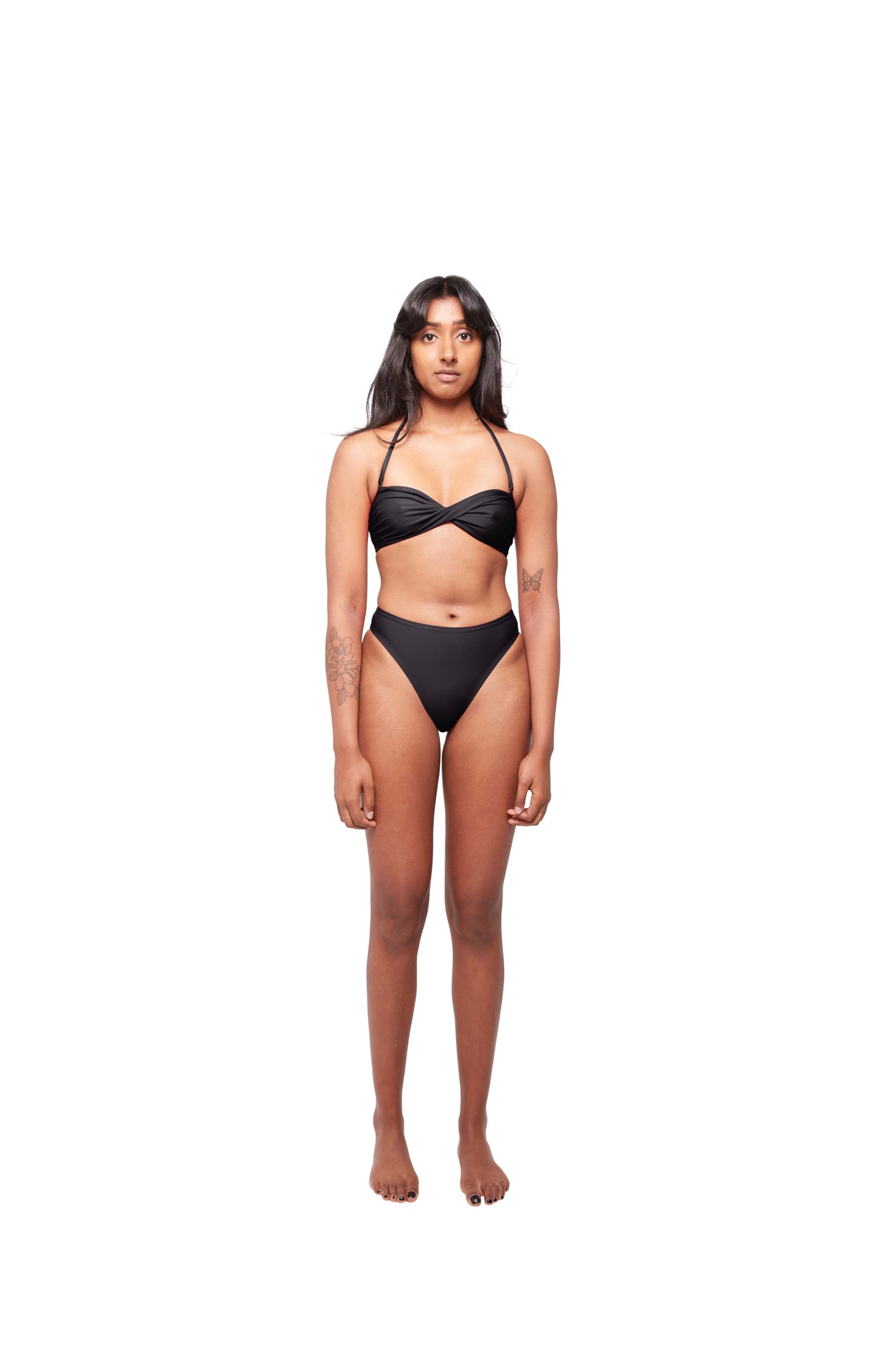 HA 001 - MID RISE BIKINI BRIEF - NOIR