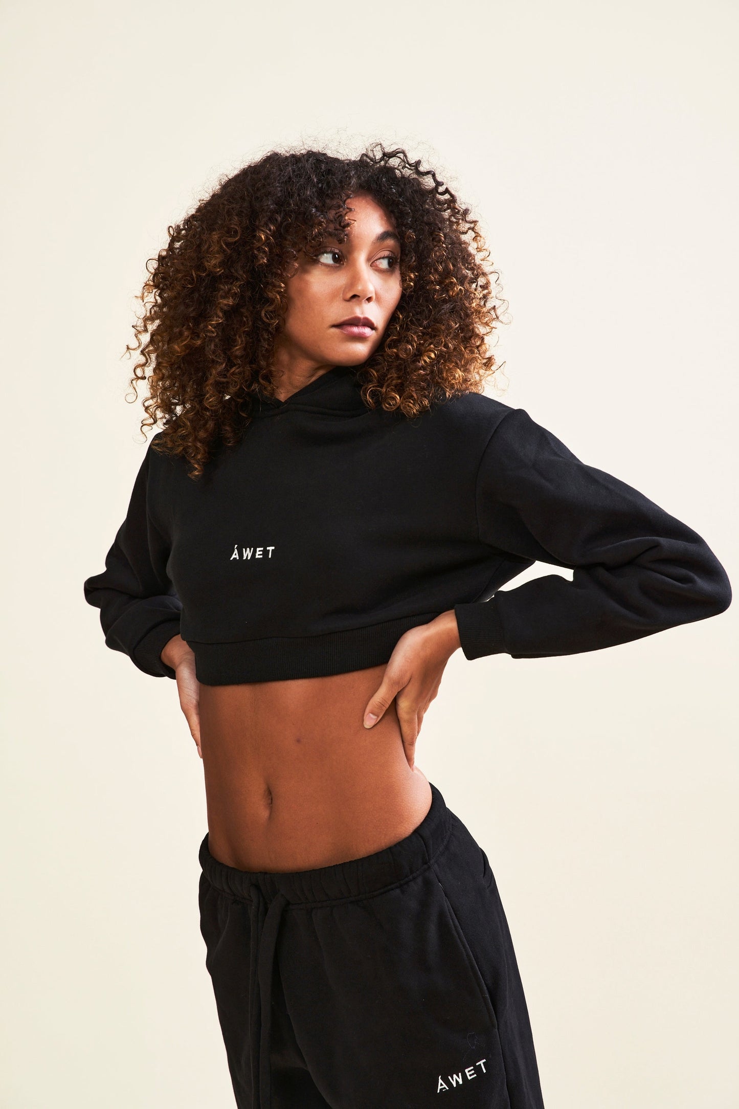 G. District Cropped Hoodie