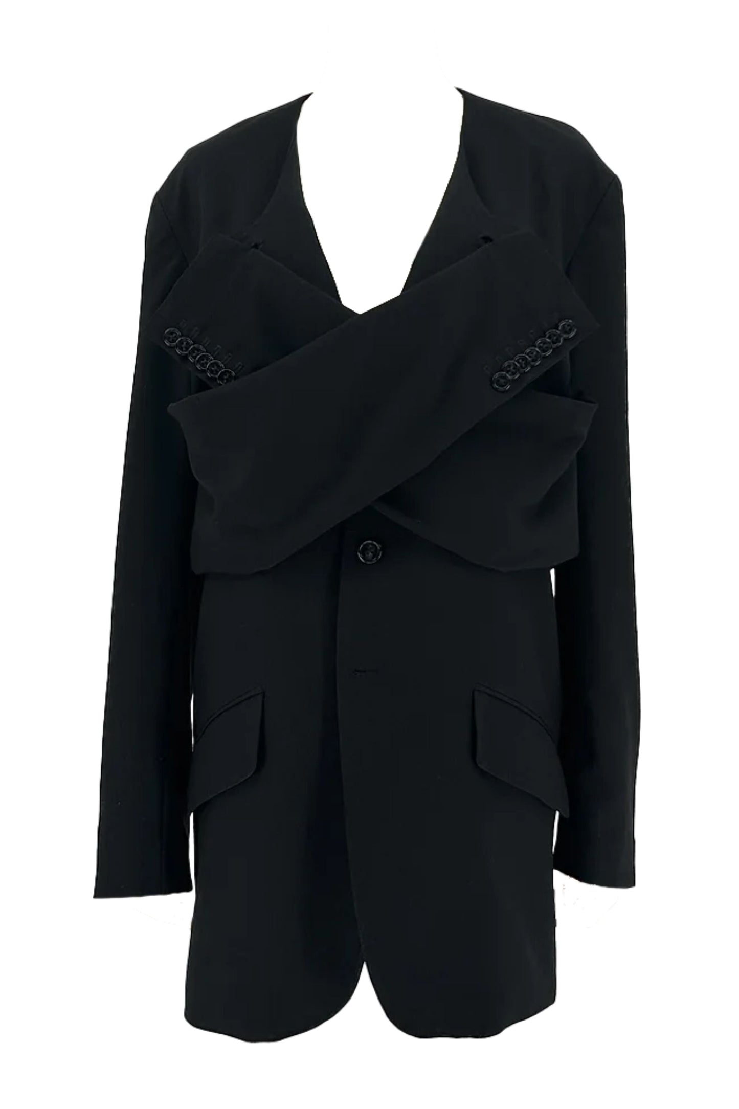 Closr x Asato Crossover Tailored Black Blazer