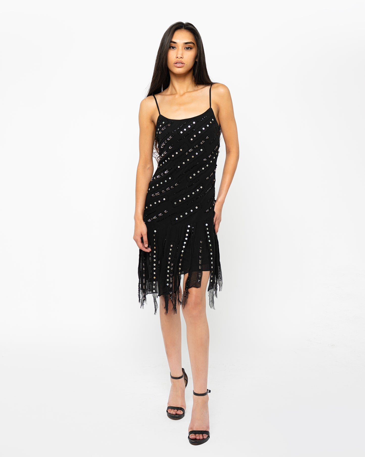 Silk Fringe Dress