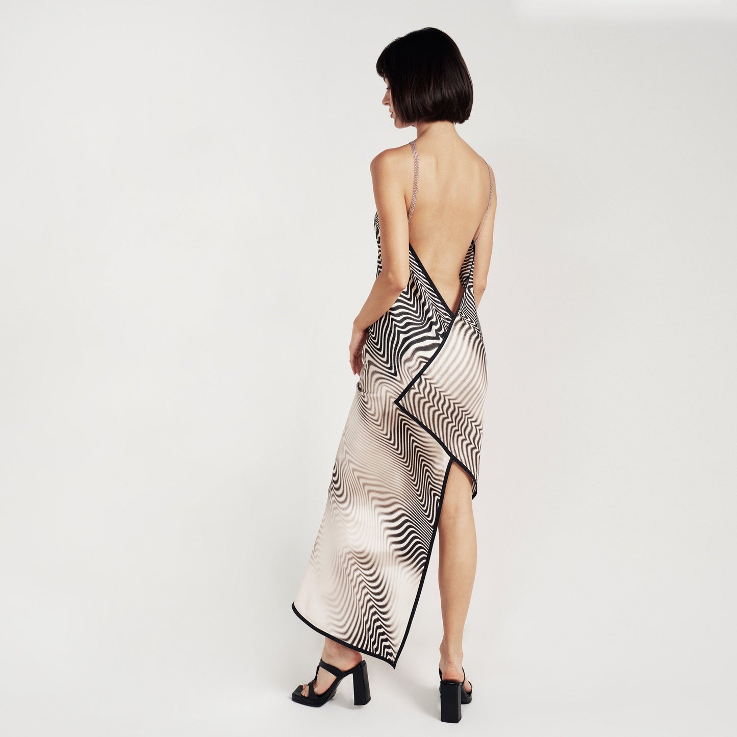 MAXI GODDESS DRESS ZEBRA