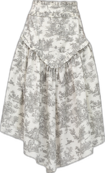 MARGO SKIRT IN TOILE DE JOUY