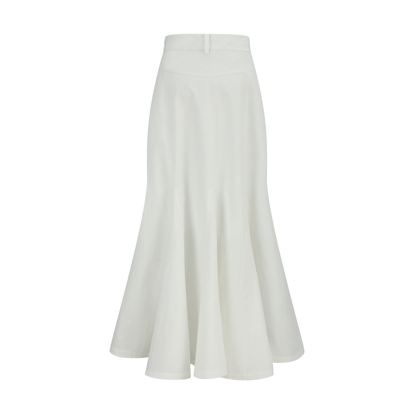 MAXI GATHERED SKIRT with SIDE POCKET TIE