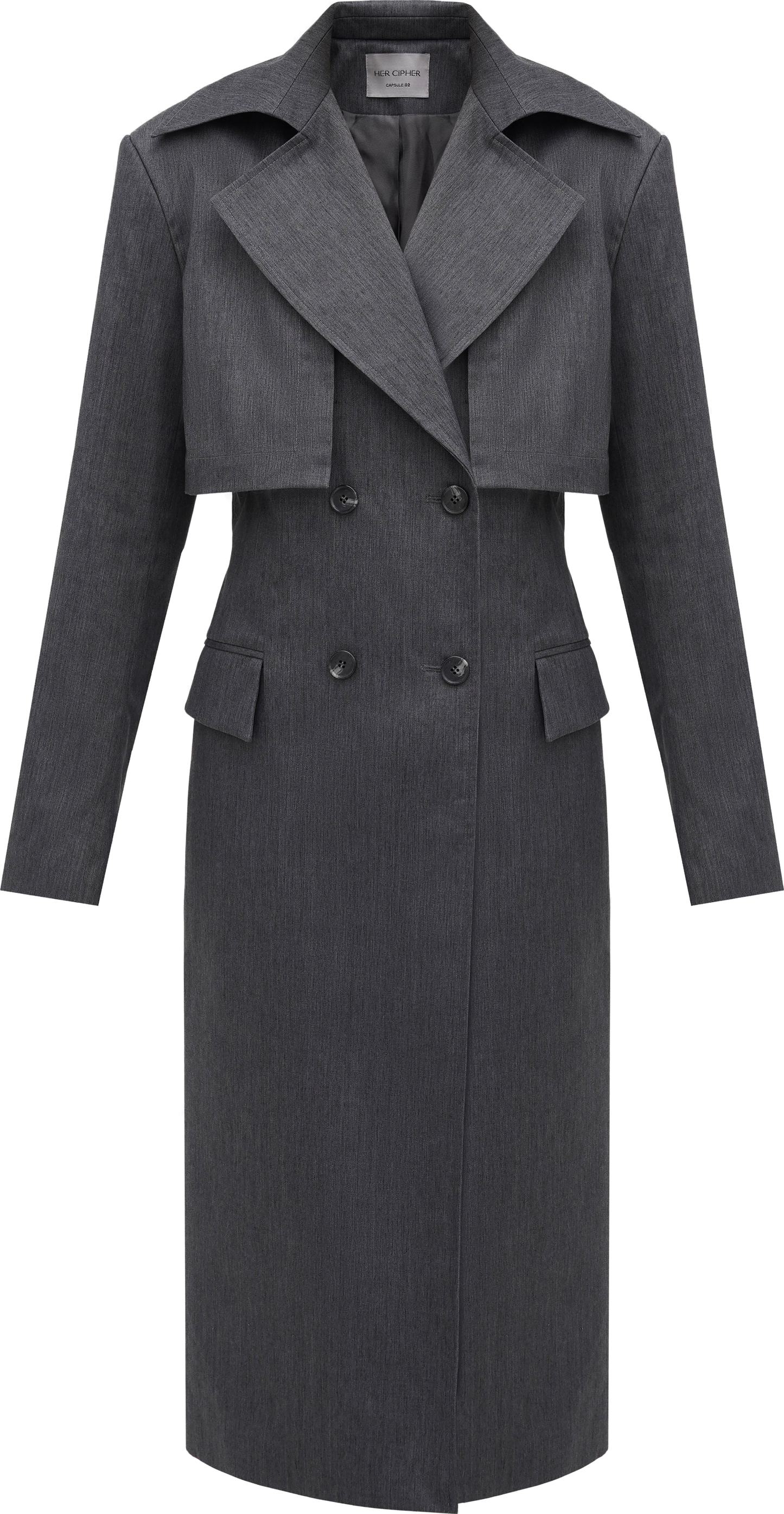 SeaSycle Trench Coat - Graffite