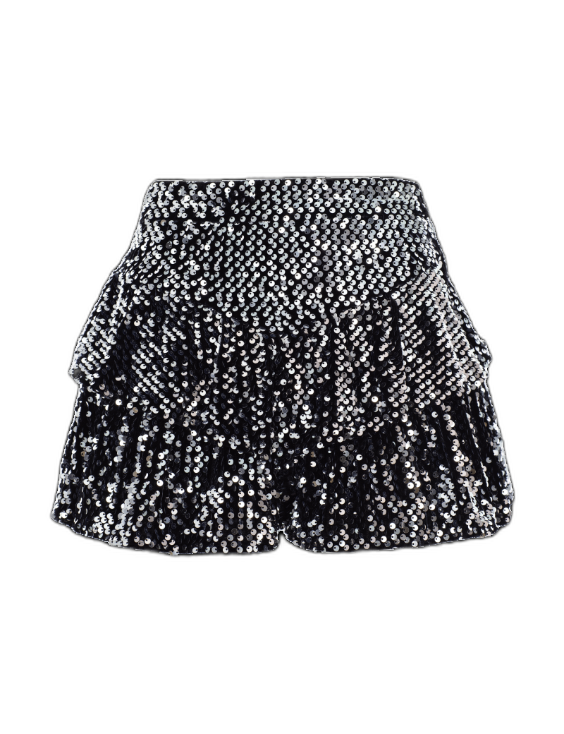 Discotheque Ruffle Mini Skort