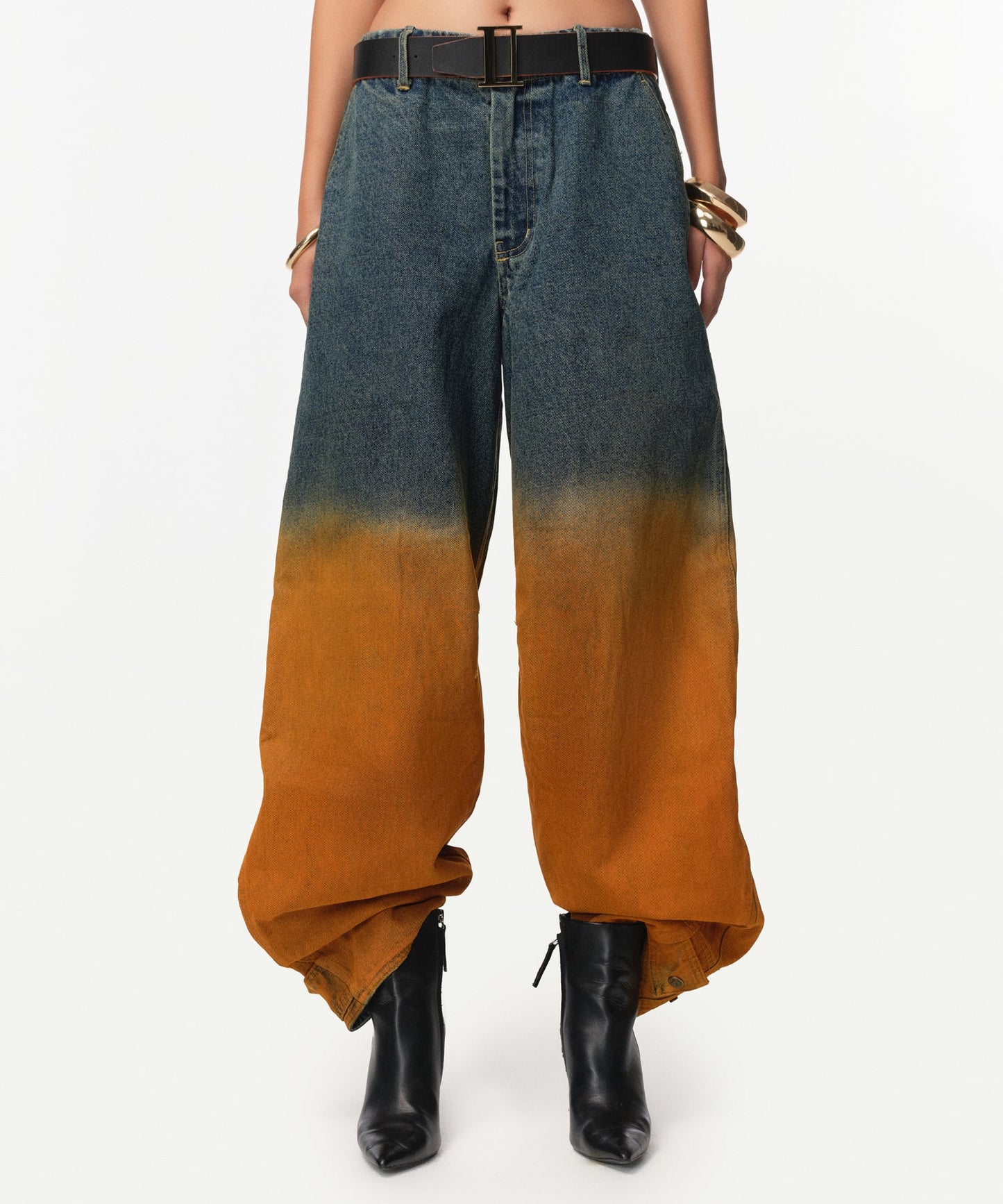 Rusted Ombre Gemyny Horseshoe Jeans