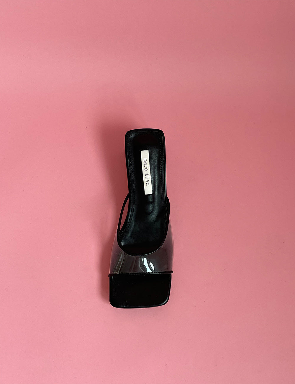 Gia PVC Mule, Black