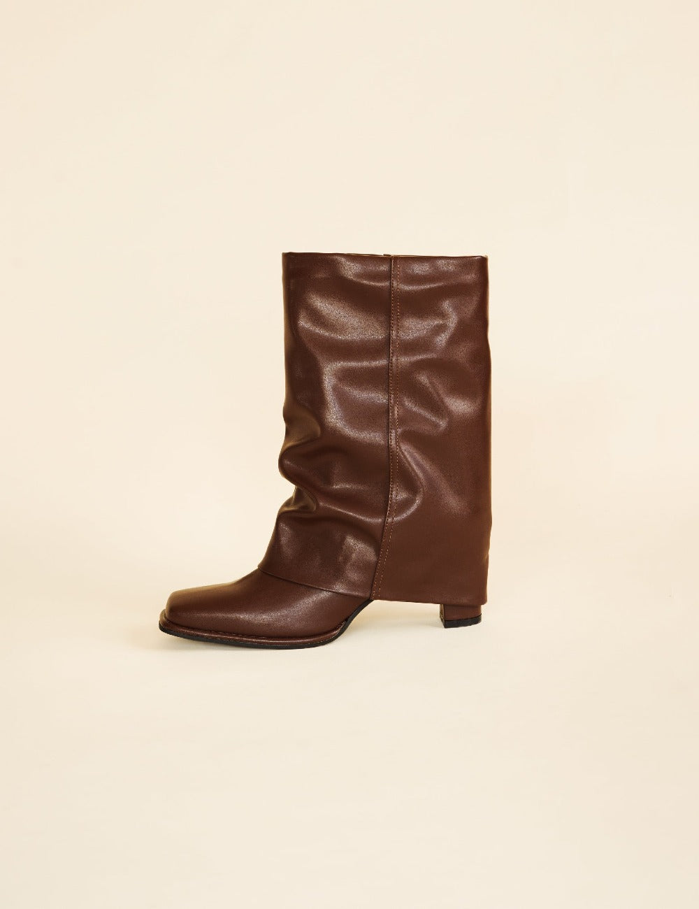 Gigi Mid Calf Boot, Chocolate