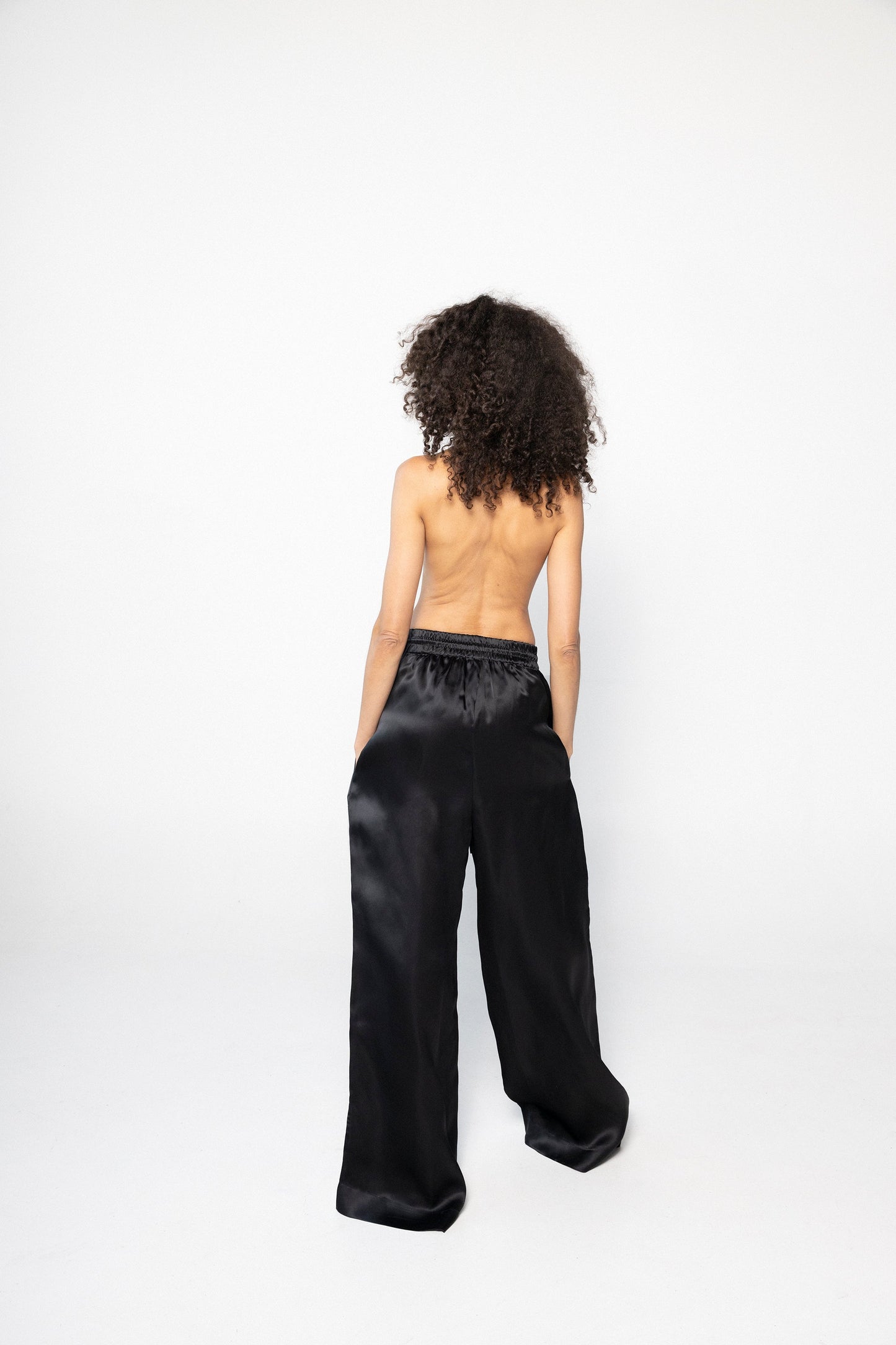 Closr x Armande Satin Organza Pajama Trouser