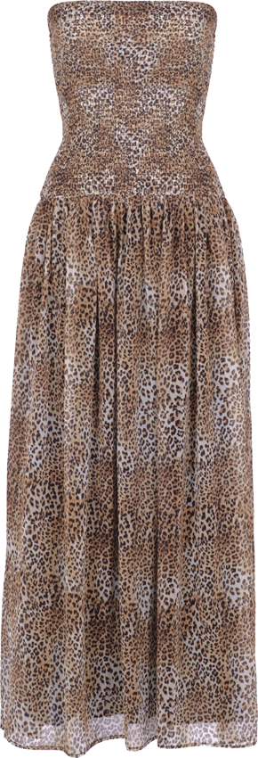 LEOPARD DREAMER MAXI DRESS