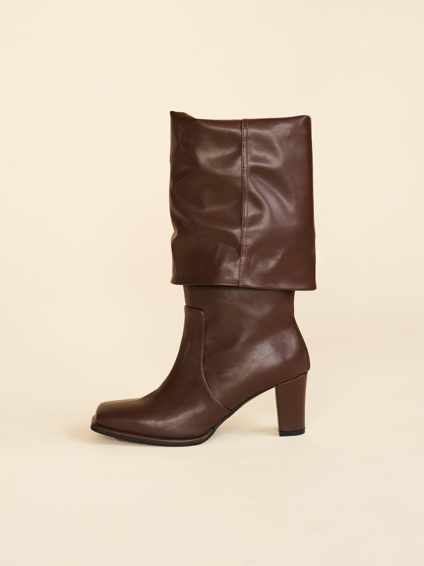 Gigi Mid Calf Boot, Chocolate