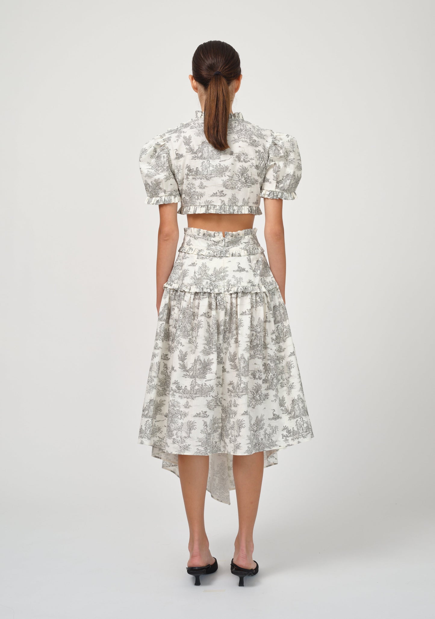 MARGO SKIRT IN TOILE DE JOUY