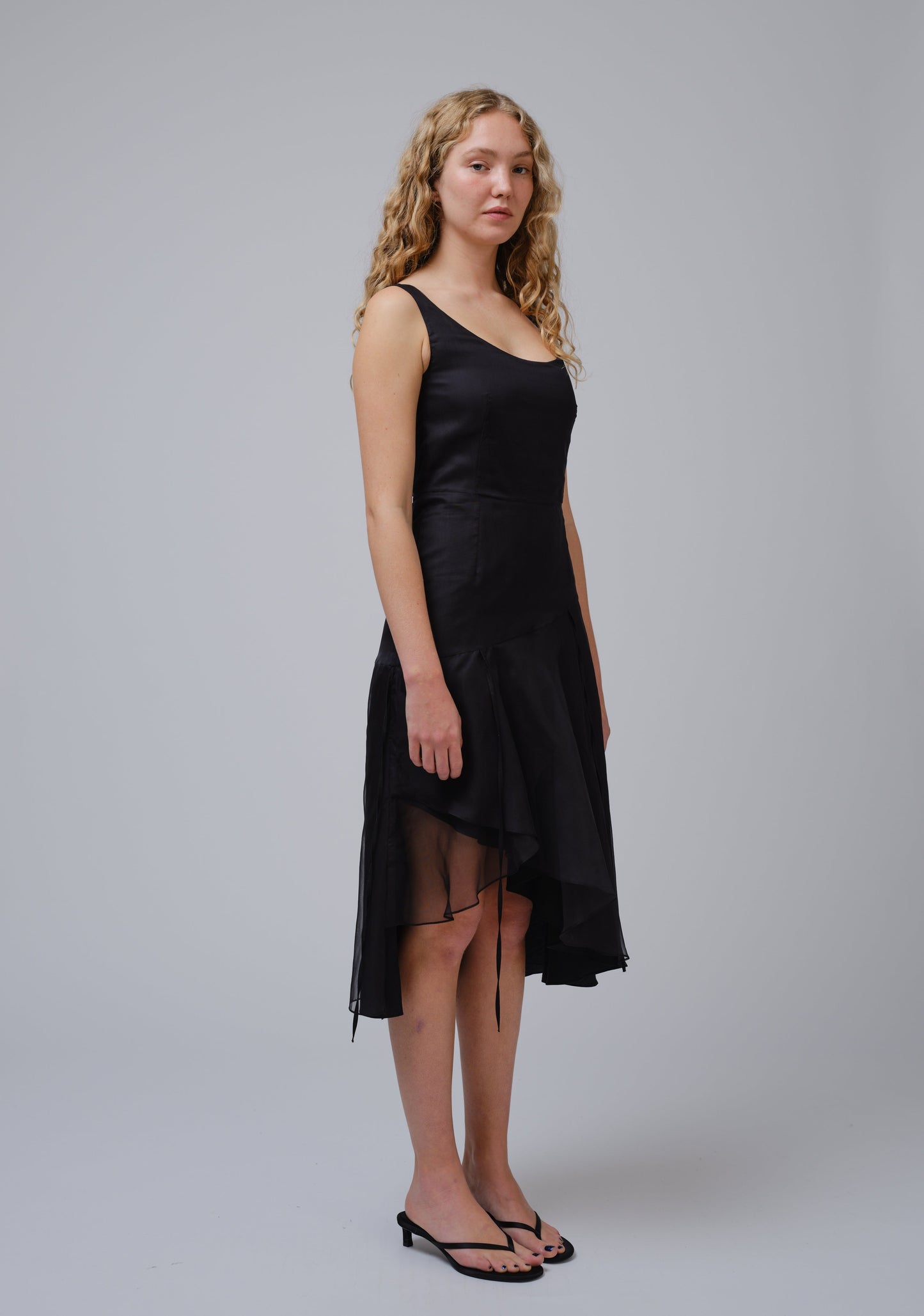 ROKSANA MULTI AYERED SILK ORGANZA DRESS