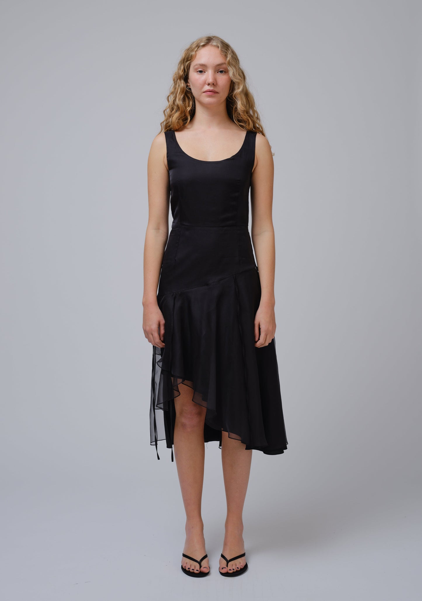 ROKSANA MULTI AYERED SILK ORGANZA DRESS