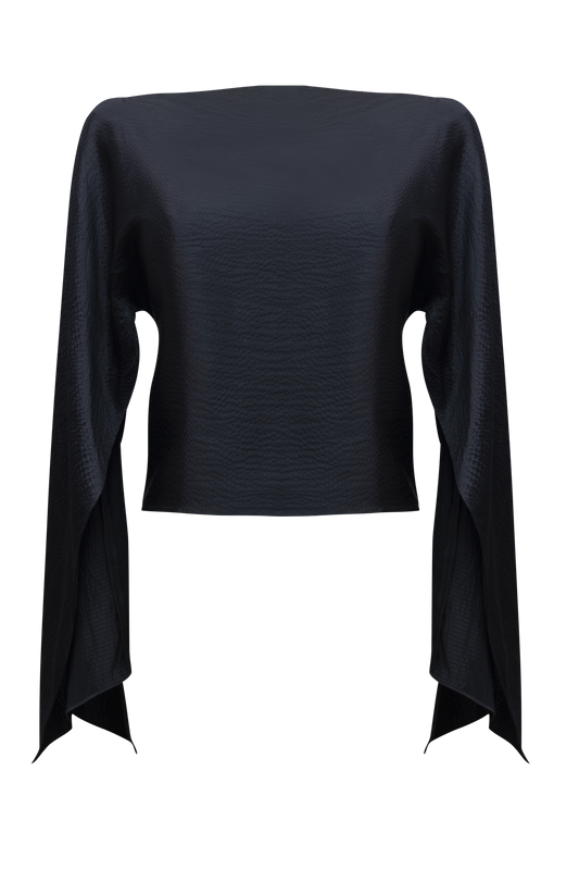 Closr x Delaluz Heritage Cape Blouse